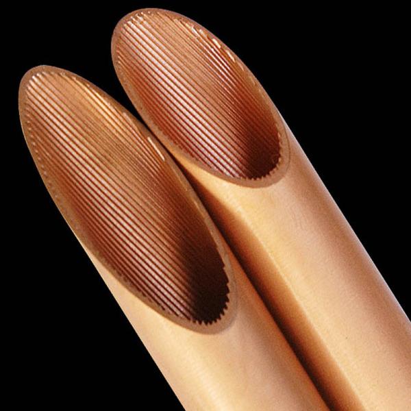Inner Grooved Copper Pipe for Refrigeration Evaporator & Condenser