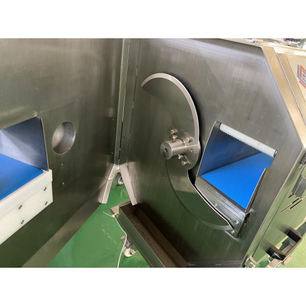 800kg/h Industrial Meat Slicer Automatic Frozen Sausage Bacon Beef Mutton Cutting Machine