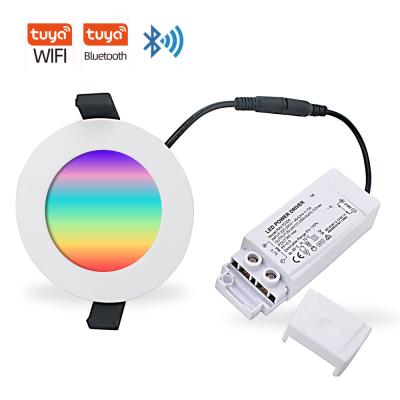 Épi télécommandé changeant LED Downlight de 10 watts de Bluetooth de plafond de couleur