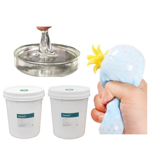 20kg Reusable Squishy Silicone Gel Transparent Liquid 2 Component