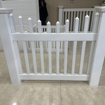 Minimal Assembly PVC Picket Fence Easy Install Weather Resistant