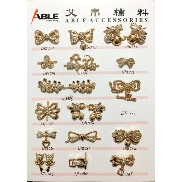 Decorative Rhinestone Shoes Buckles And Accessories For Spot Womens Shoe