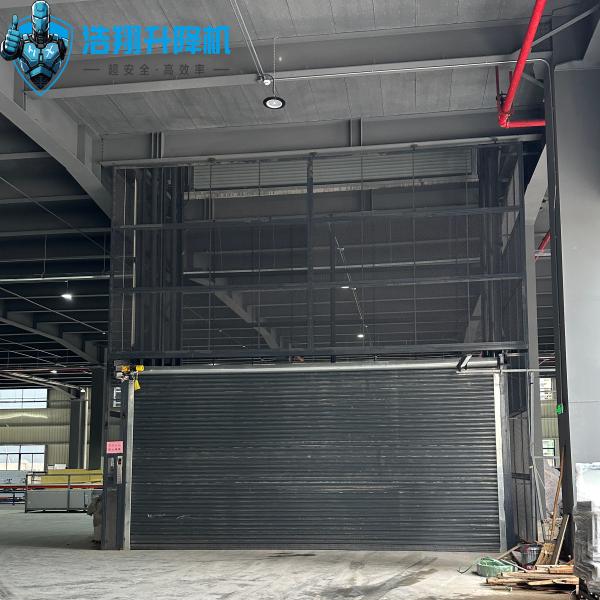 10m Grey Warehouse Elevator Lift 20000kgs Warehouse Goods Lift Self Customized