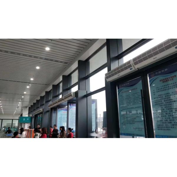 Rideau d'air en acier inoxydable de la série Titan 1 2000m3/h 230VAC