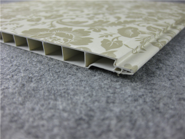 Fireproof Flower Plastic PVC Ceiling Panels Hotel And Restaurant Wall