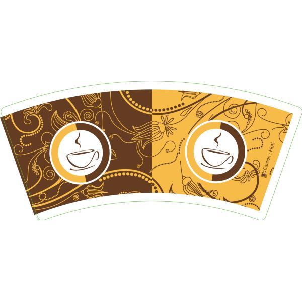 Вентилятор бумажного стаканчика сопротивления воды 135gsm напечатал покрытое PE