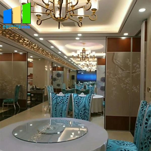65mm Thickness Acoustic Room Dividers Painting Movable Restaurant Partition Wall For Conference Center