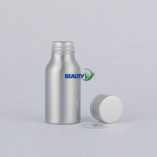 100ml empty metal cosmetic essential oils Perfume Gold Silver color Aluminum bottles with Screw pumps