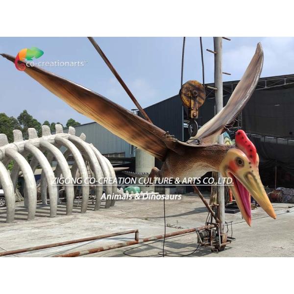 Водоустойчивые юрские Animatronic динозавры парка атракционов Pterosaur 1,2 метра