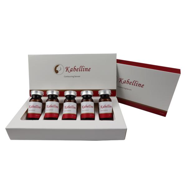 Инъекции для растворения жира Kabelline 5 флаконов X8ml Раствор для похудения лица и тела Контурная сыворотка Красочные изделия