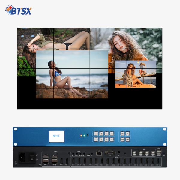 Broadcast Studios Video Wall Controller Package Includes HDMI/DP Cable and More