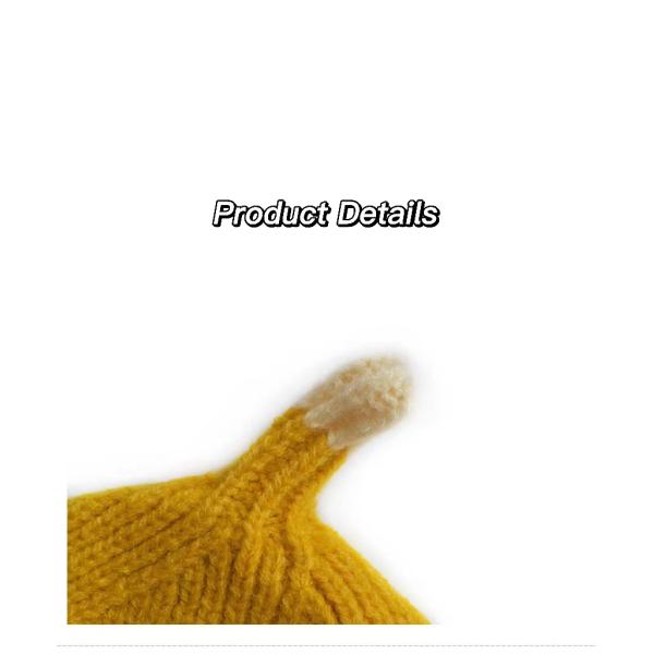 Unisex Winter Cartoon Wool Hat Cat Brother Knitting Eye Hat for Boys and Girls' Trend