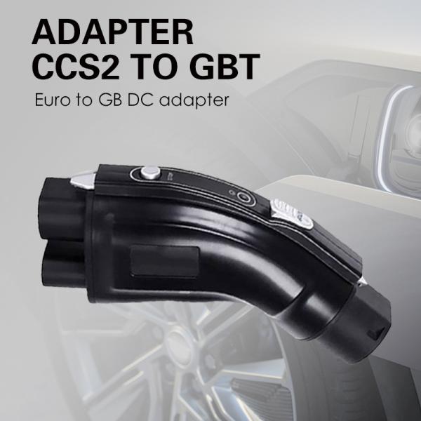 Adaptador de carga de EV de CC CCS2 a conector GBT CHAdeMO a GBT CCS1 a GBT para automóviles chinos