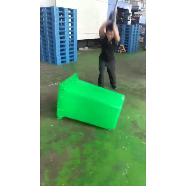 plastic dustbin waste bin plastic garbage bin 120l with wheels