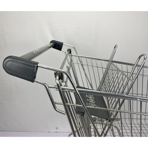 Australian Style 150L Supermarket Shopping Trolley Metal Gray Chain Store Shopping Cart CE