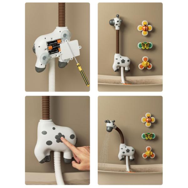 PC Plastic Electric Sprinkler for Baby Shower Toys 0-3-Year-Old Children's Bathroom