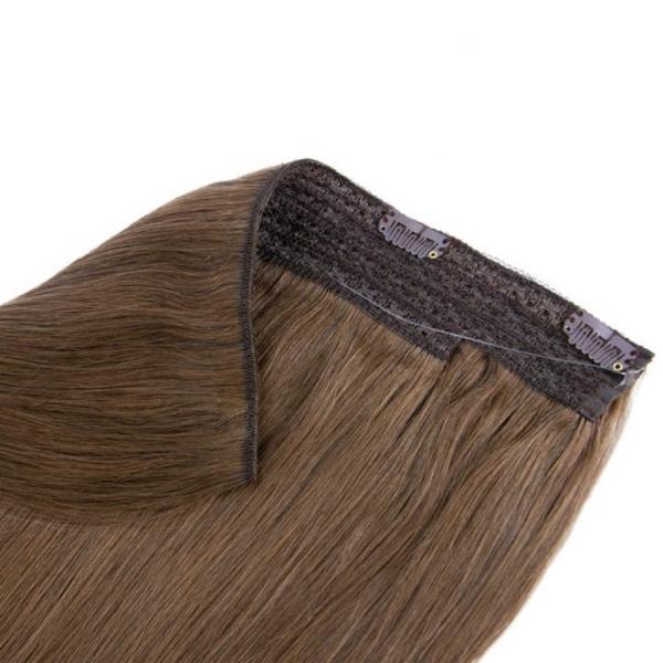 20inch Human Hair Seamless Haloin Hair Extension with Hair Length 20inch