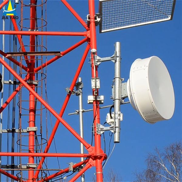 3 Leg Tubular Anti-Corrosion 304 Stainless Steel Communication Tower For Chemical Plant Area