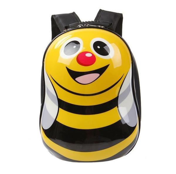 Cute cartoon eggshell little yellow People Children backpack schoolbag boys and girls primary school children