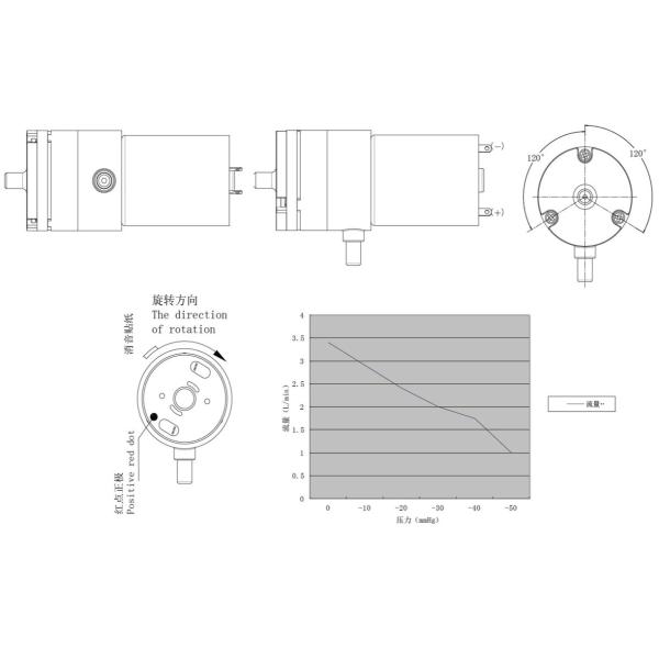 DC 3V 6V 12V 24V 370 Mini Air Pump Motor For Breast Pump Vacuum Suction Device