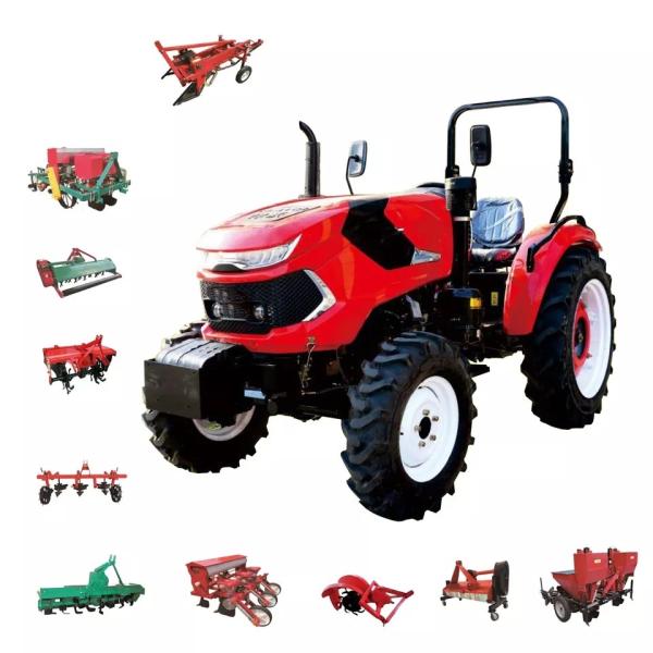 Gear Drive Wheel Tractor For Farming 2500 KG Heavy Duty Agriculture Machine CE Certified