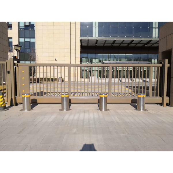 Secure Property 3.8s Rising Time Hydraulic Security Bollards With LED Light