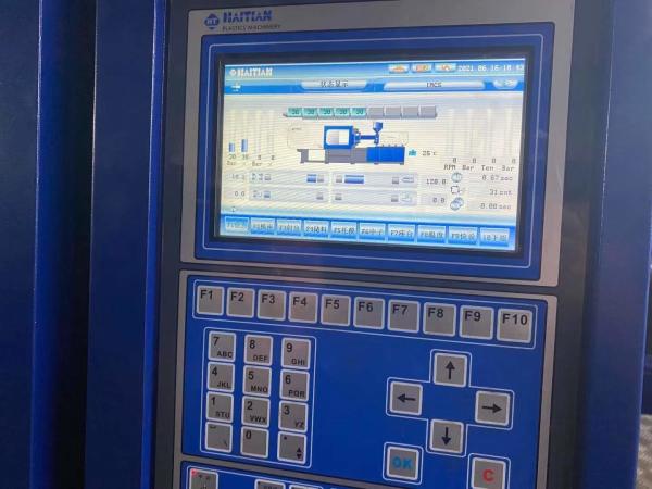 37kW Used Haitian Injection Moulding Machine Fruit Crate Bottle Cap 70mm Screw
