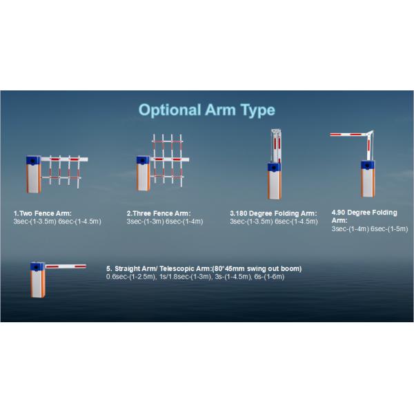 Барьер безопасностью стоянки мотора DC барьера заграждения доступа корабля безщеточный для гостиницы, платных ворот, торгового центра