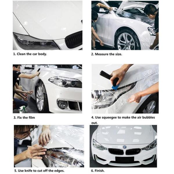 Anti Scratch Anti Yellowing 3 layers Suntek quality self-healing transparent nano-coated Paint Protective Film