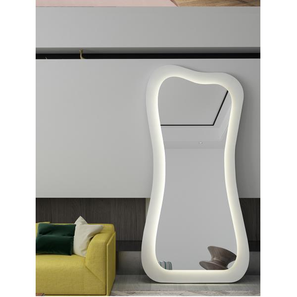 Hollywood Standing Full Length Xl Floor Mirror With Led Light 71x32