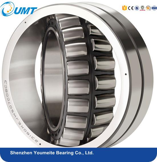 Steel cage double spherical roller bearing 22216 cc / w33 22214 cc 22210 22209
