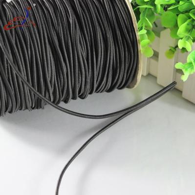 Round 3mm Cotton Drawstring Cord Nylon Fabric Bungee Cord