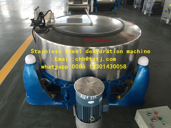 Stainless steel industrial dewatering machine