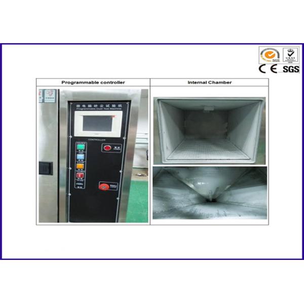 Cámara de la arena y de polvo de la cámara de la prueba ambiental de las partes de automóvil con la luz del LED