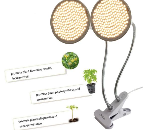 165Cm Flexible Gooseneck Hose 200 LED Phyto Lamp Plant Grow Light