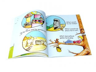 OEM inspirational landscape glossy hardcover UV childrens book printing service