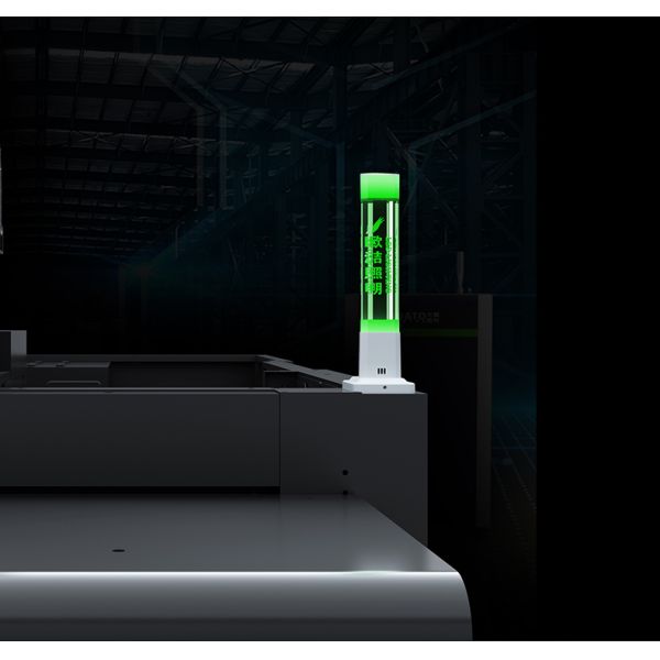 Feux de signalisation empilés à 3 couleurs pour machines-outils avec angle de faisceau de 360° et indice de rendu des couleurs de 80 Ra