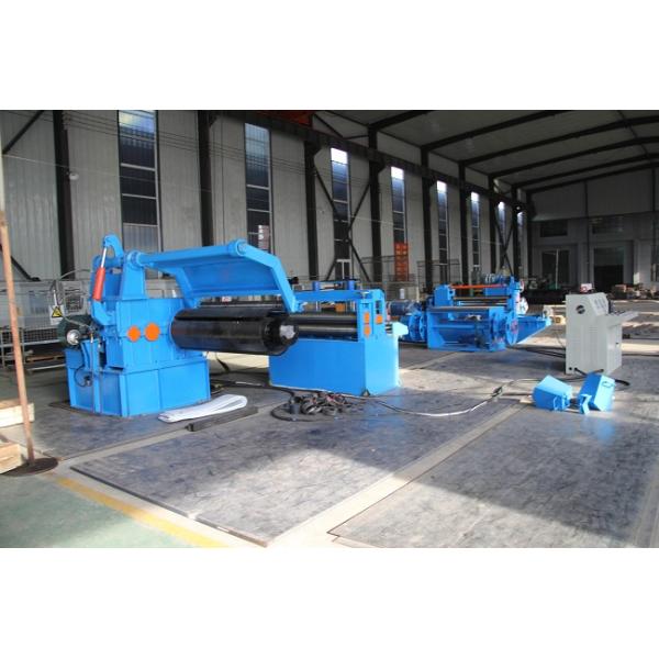 FX3-1250mm Metal Steel Coil Slitting Line , Sheet Metal Shearing Machine For Uncoiling