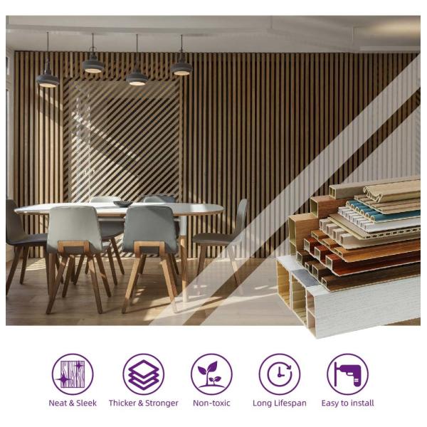 ISO9001 безобидное неубедительное УЛЬТРАФИОЛЕТОВОЕ трубки 75x50mm тимберса древесины WPC анти- отсутствие картины