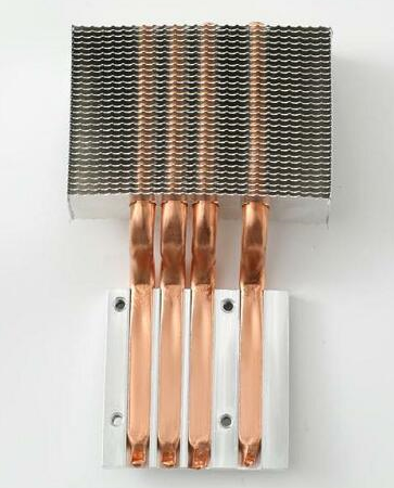 150W алюминиевый Heatsink для света приведенного, спеченный теплоотвод трубы жары