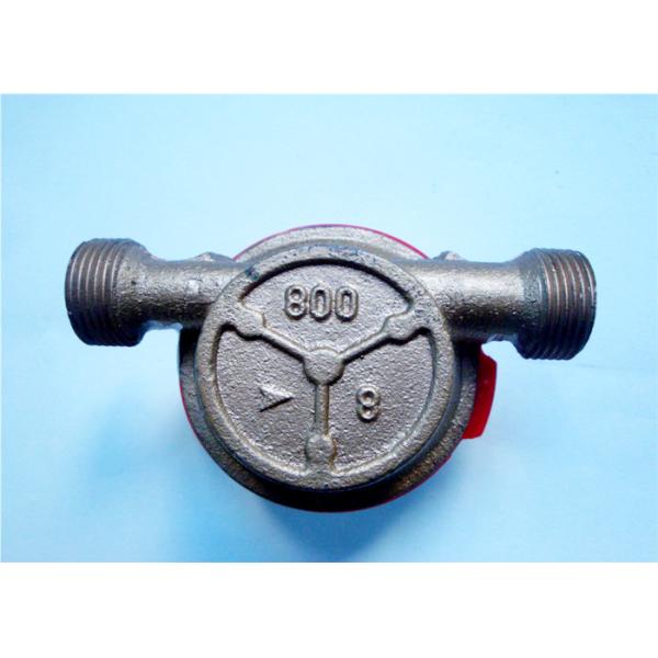 15mm Vane Wheel Rotary Domestic Single Jet Water Meter For Hot Water