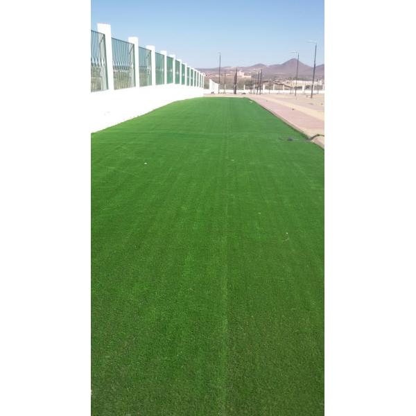 Удерживание 6000 Dtex воды травы открытого сада искусственное