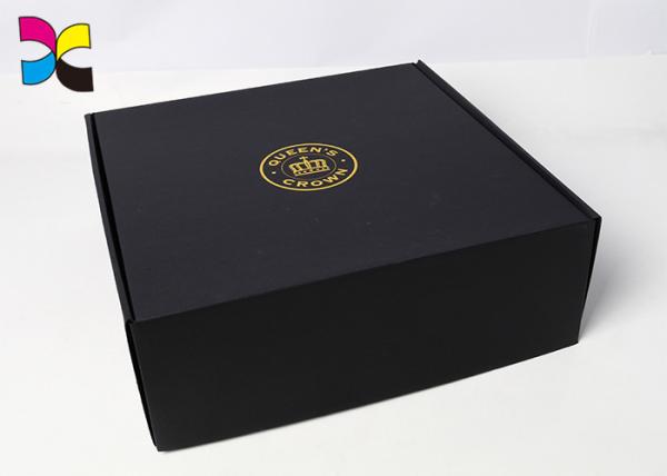 Corrugated Printed Cardboard Boxes Matte Lamination Shipping 11 * 11 * 4CM