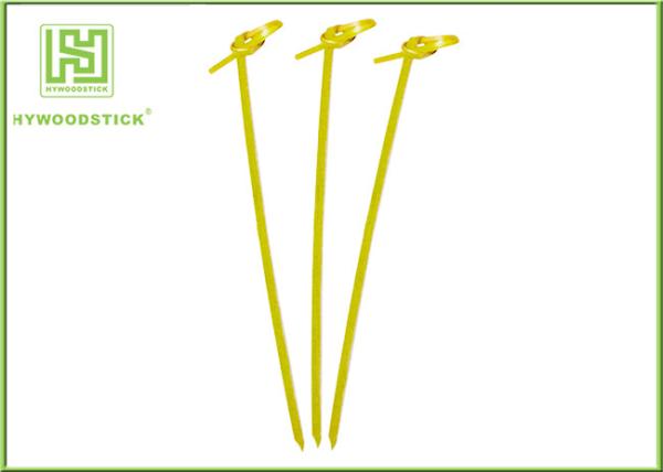 Food Grade Bamboo BBQ Sticks Barbecue Tool Flat Bamboo Paddle Skewers 100pcs / Bag