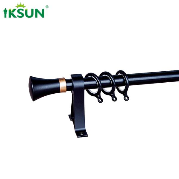 28mm Black Curtain Rod Rings Multifunctional For Living Room