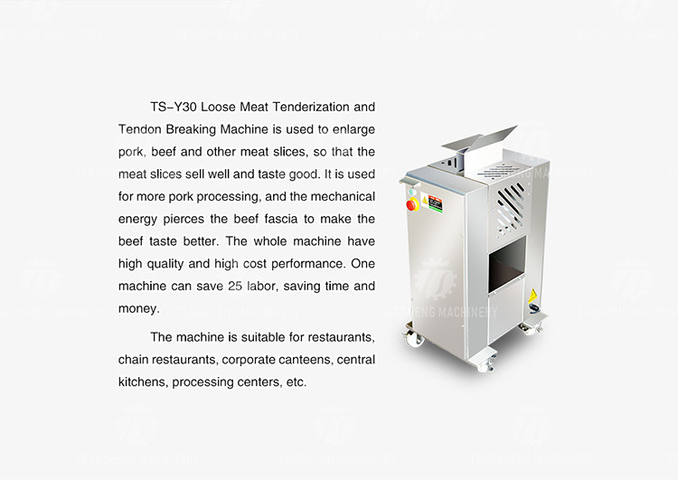 Сухожилие Tenderization мяса промышленной машины Mincer мяса автоматическое свободное ломая машину