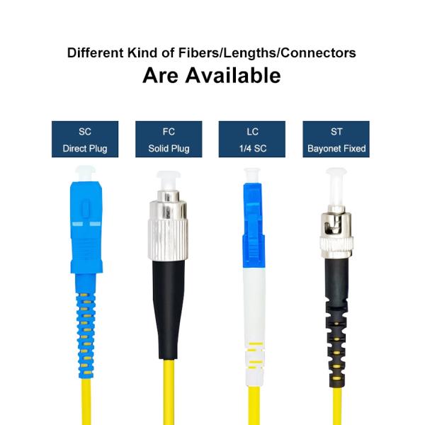 FC UPC To SC UPC Simplex 3.0mm PVC Single Mode Fiber Patch Cable , Jumper Fiber Patch Cord