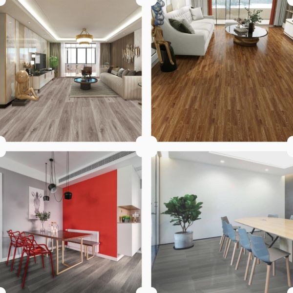 Formaldehyde E0 SPC Flooring PVC With Limestone Raw Material Superior Durability Flooring Solution for Commercial and Residential Applications