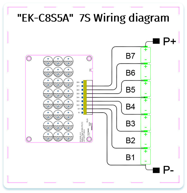 8S 5A Активный балансировщик Эквилятор 6S 7S Балансировщик Lipo Lifepo4 Lto Lithium Активная батарея Эквилятор передачи энергии