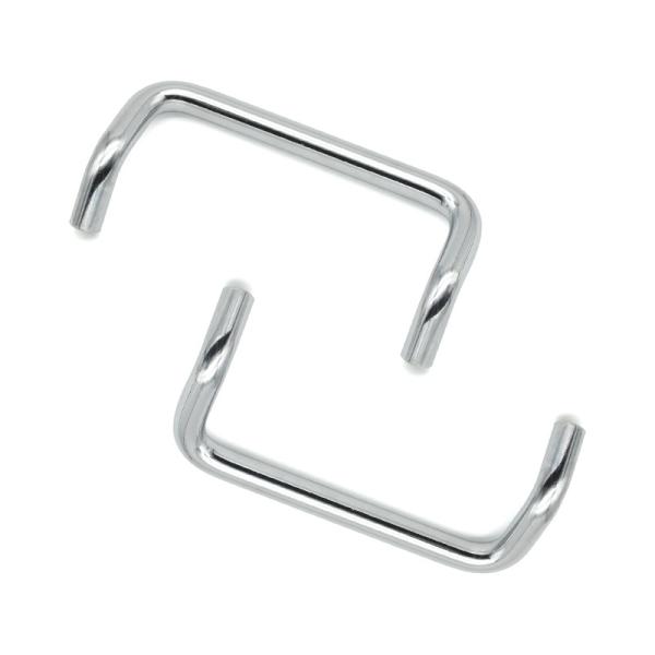 Furniture Hardware Stainless Steel Door Handles Double Bend Heavy Door Bow Knobs